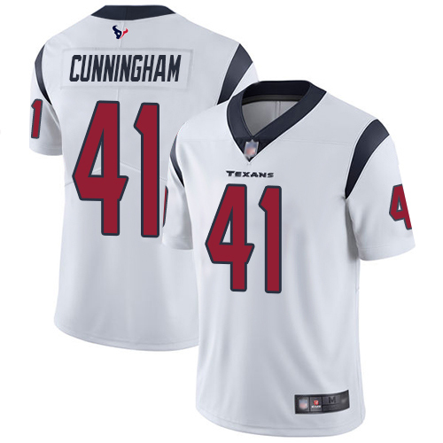 Houston Texans Limited White Men Zach Cunningham Road Jersey NFL Football #41 Vapor Untouchable